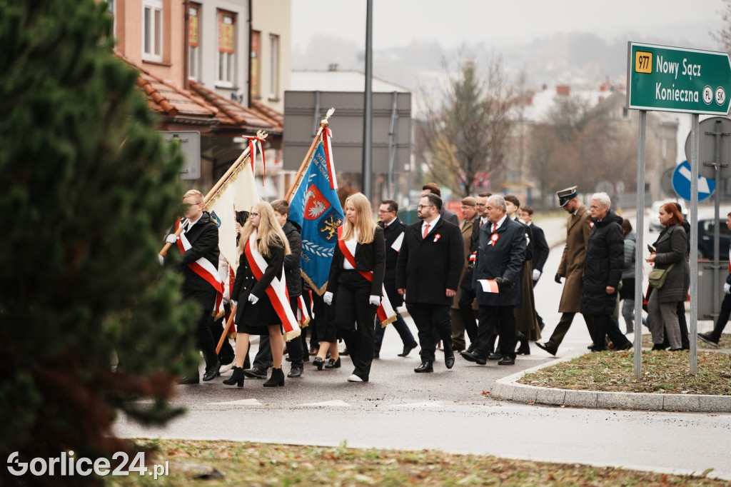 Uroczystości Święta Niepodległości w Gorlicach 11.11.