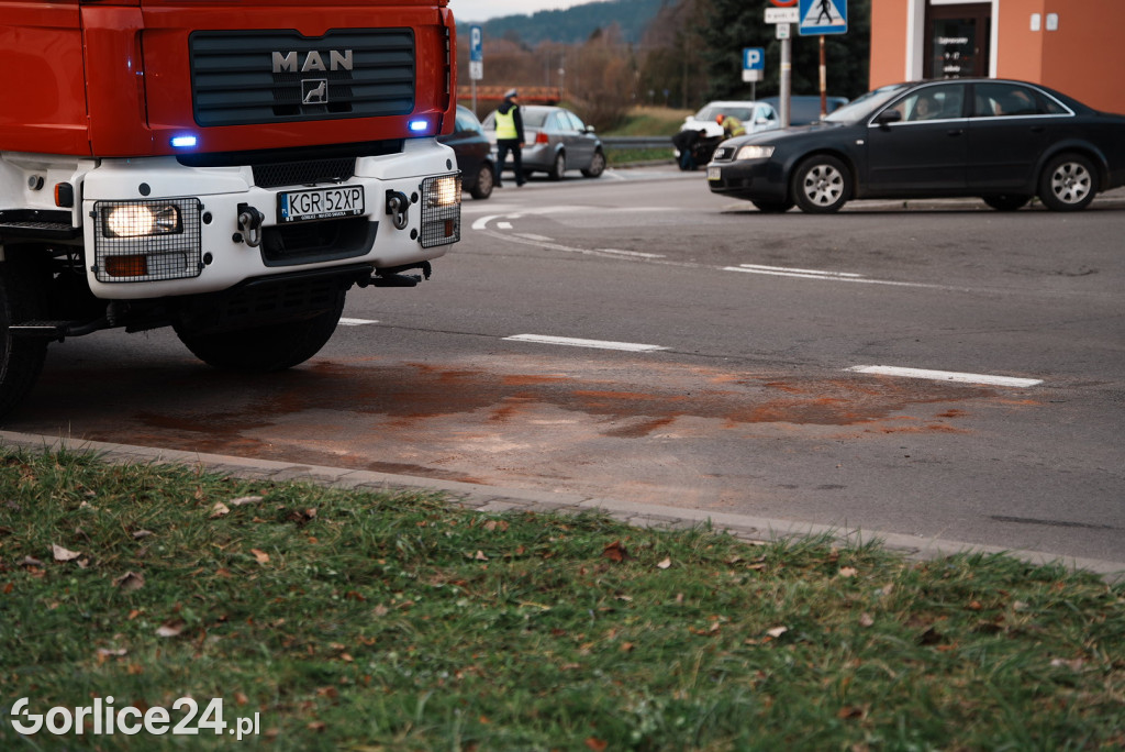 Kolizja na ul. Legionów (20.11.)