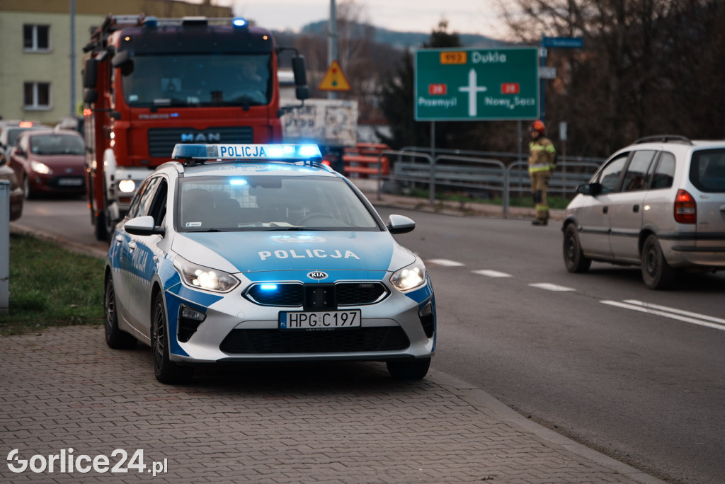 Kolizja na ul. Legionów (20.11.)