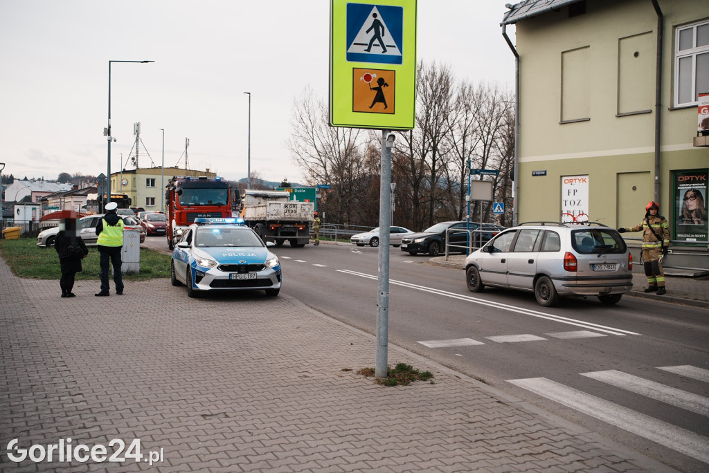 Kolizja na ul. Legionów (20.11.)