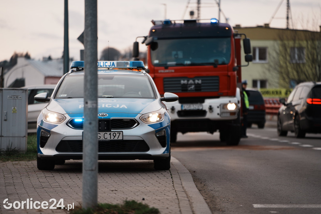 Kolizja na ul. Legionów (20.11.)