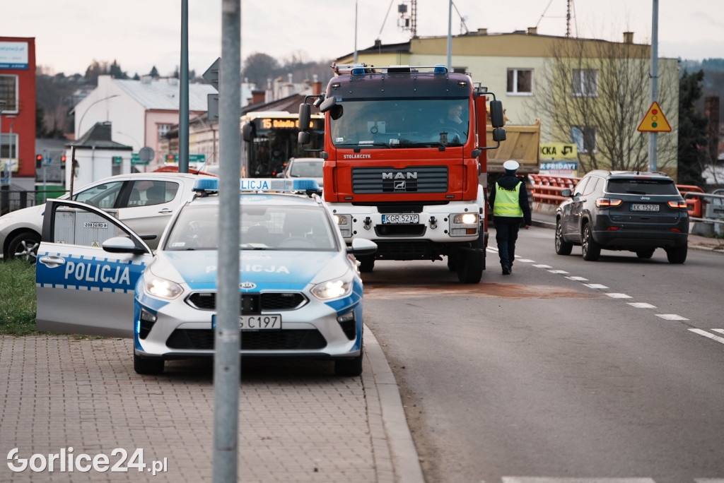 Kolizja na ul. Legionów (20.11.)