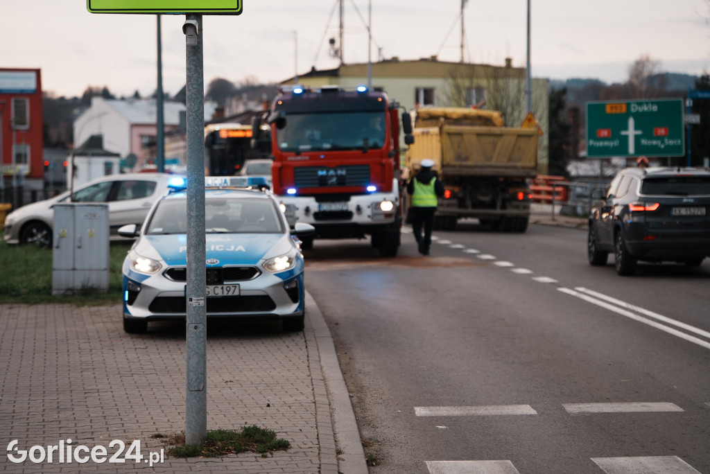 Kolizja na ul. Legionów (20.11.)