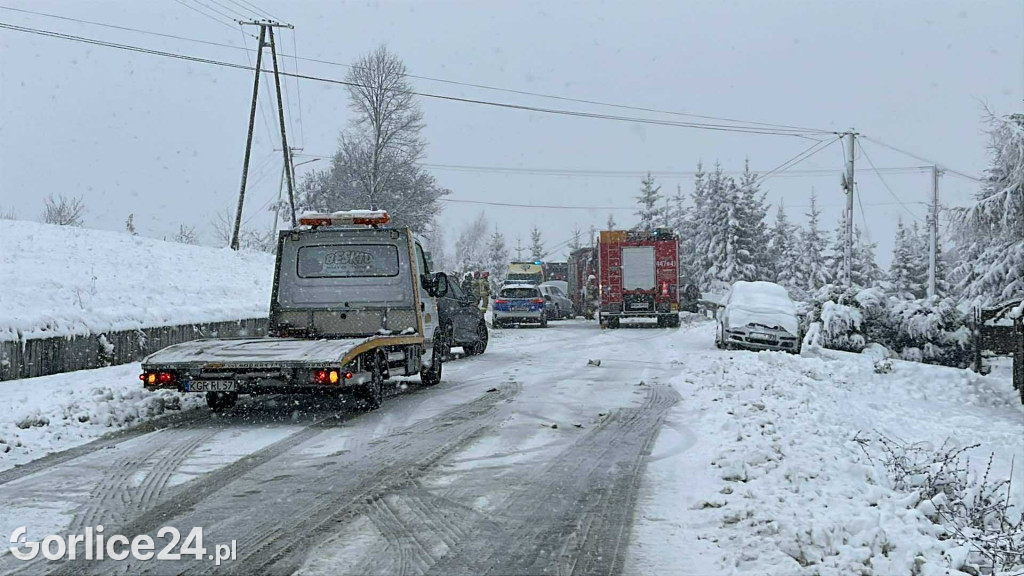 Wypadek w Bystrej (21.11)