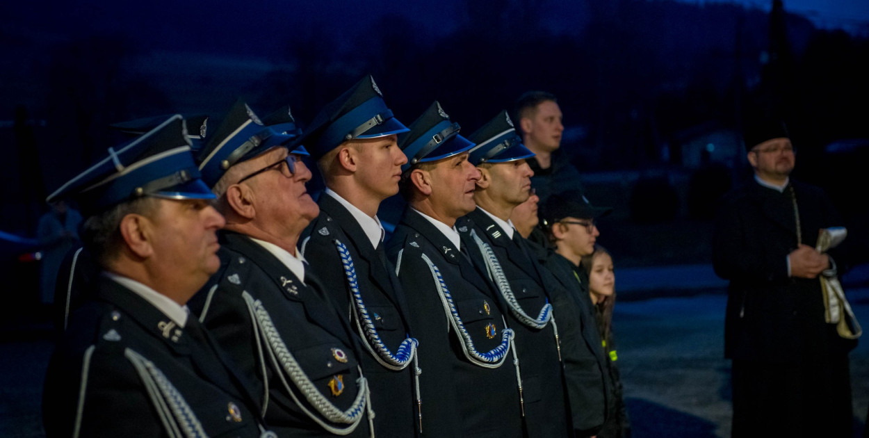 Otwarcie przebudowanego obiektu garażowego przy OSP Gładyszów