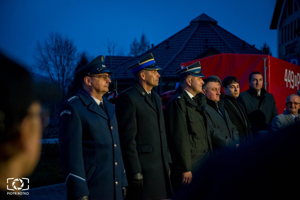 Otwarcie przebudowanego obiektu garażowego przy OSP Gładyszów