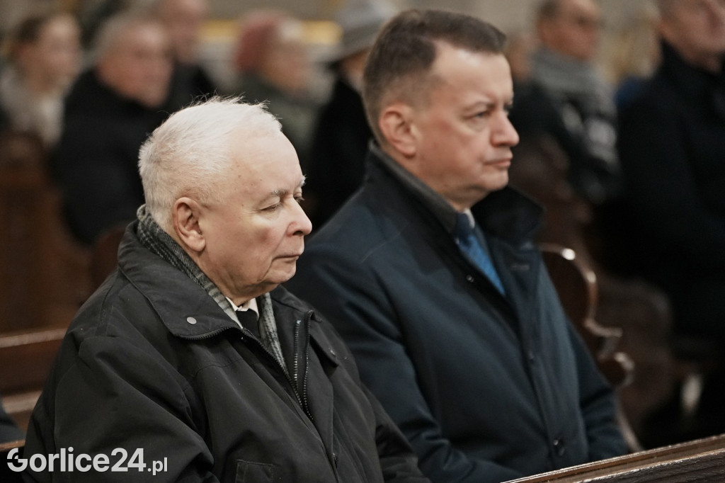 Jarosław Kaczyński i Mariusz Błaszczak w Gorlicach (02.12.)