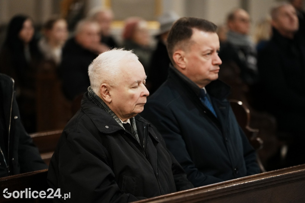 Jarosław Kaczyński i Mariusz Błaszczak w Gorlicach (02.12.)