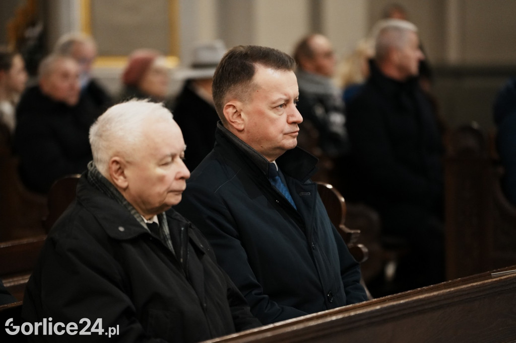 Jarosław Kaczyński i Mariusz Błaszczak w Gorlicach (02.12.)