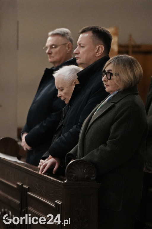 Jarosław Kaczyński i Mariusz Błaszczak w Gorlicach (02.12.)