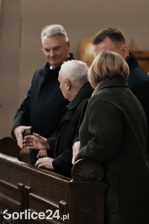 Jarosław Kaczyński i Mariusz Błaszczak w Gorlicach (02.12.)