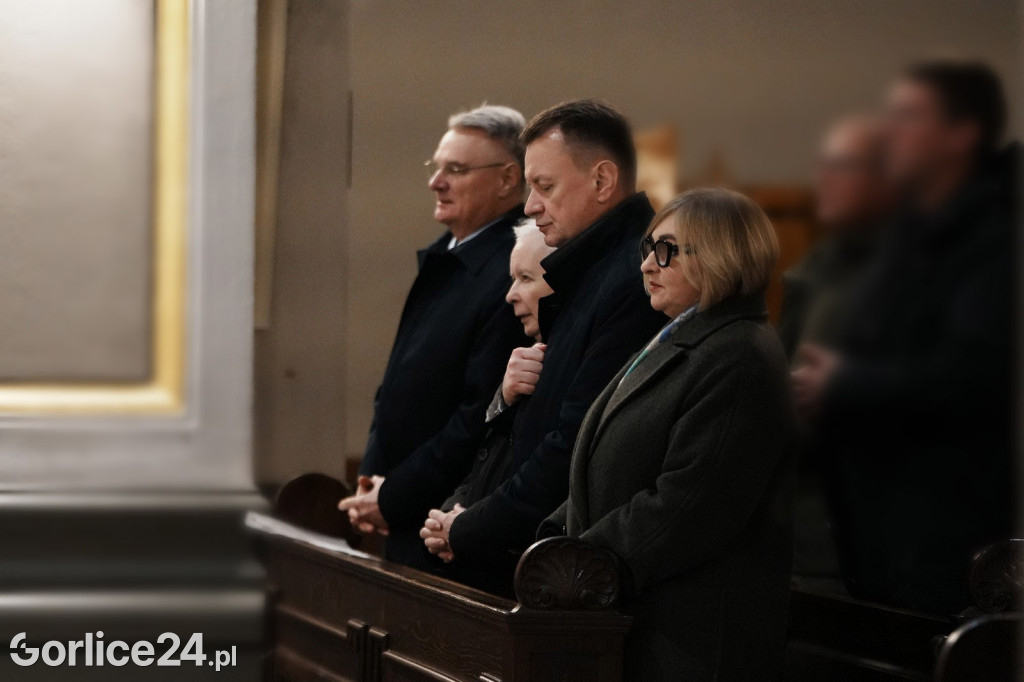 Jarosław Kaczyński i Mariusz Błaszczak w Gorlicach (02.12.)