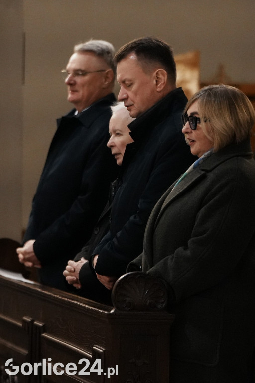 Jarosław Kaczyński i Mariusz Błaszczak w Gorlicach (02.12.)