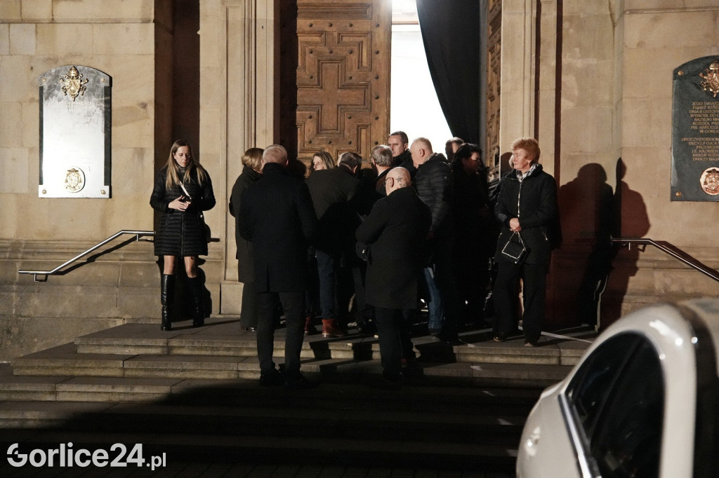 Jarosław Kaczyński i Mariusz Błaszczak w Gorlicach (02.12.)