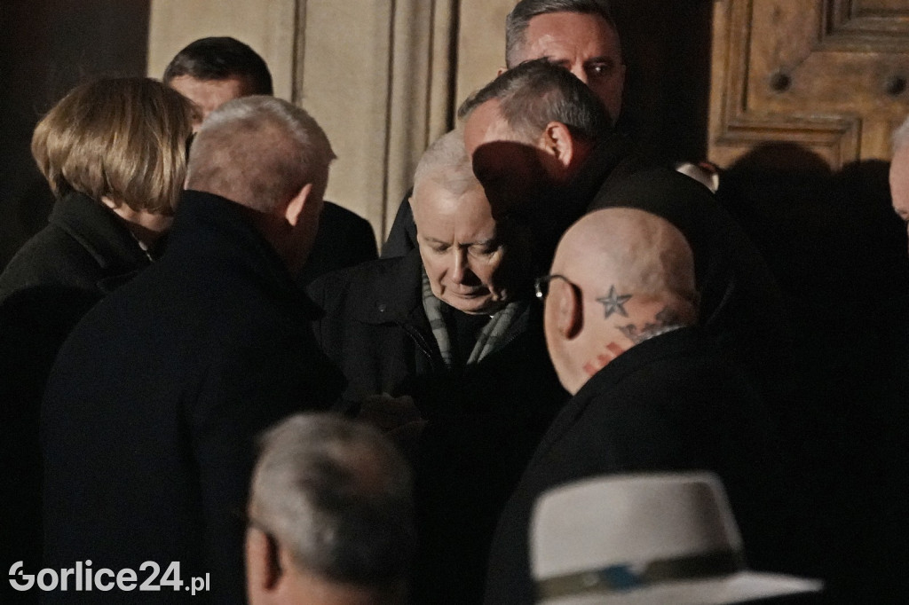 Jarosław Kaczyński i Mariusz Błaszczak w Gorlicach (02.12.)