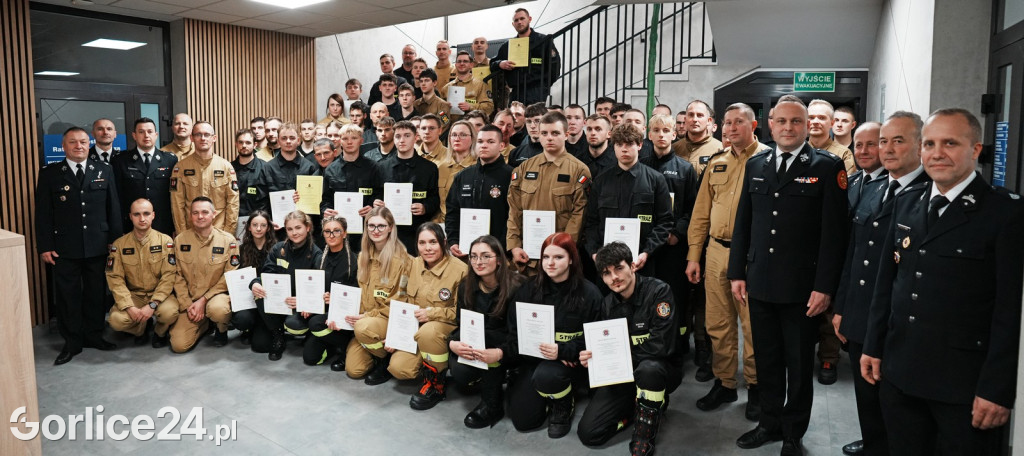 Ślubowanie druhów OSP - Gorlice 09.12.2025