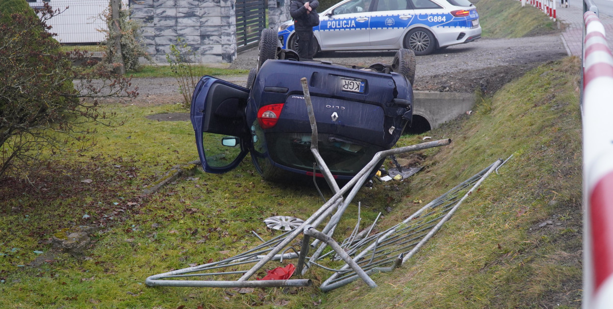 Zdarzenie drogowe w Zagórzanach (11.12)