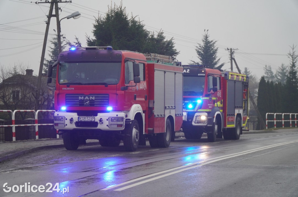 Zdarzenie drogowe w Zagórzanach (11.12)