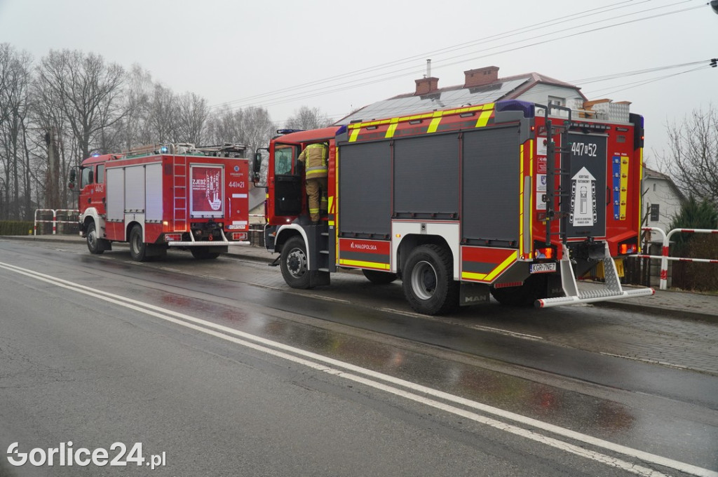 Zdarzenie drogowe w Zagórzanach (11.12)