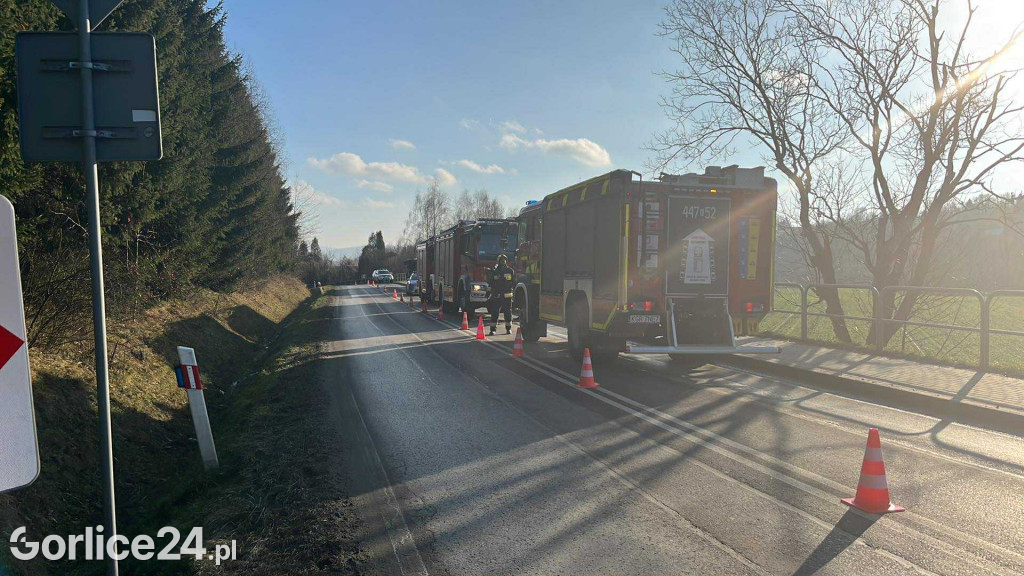 Zdarzenie drogowe w Zagórzanach (12.12)