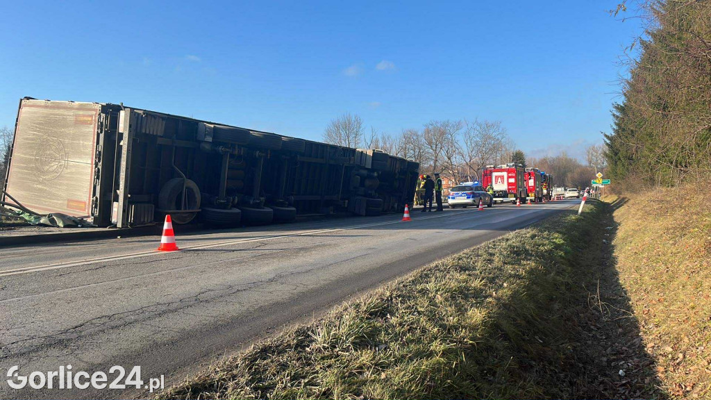 Zdarzenie drogowe w Zagórzanach (12.12)
