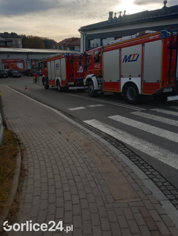 Kolizja na ul. Rydarowskiej w Gorlicach (17.12)