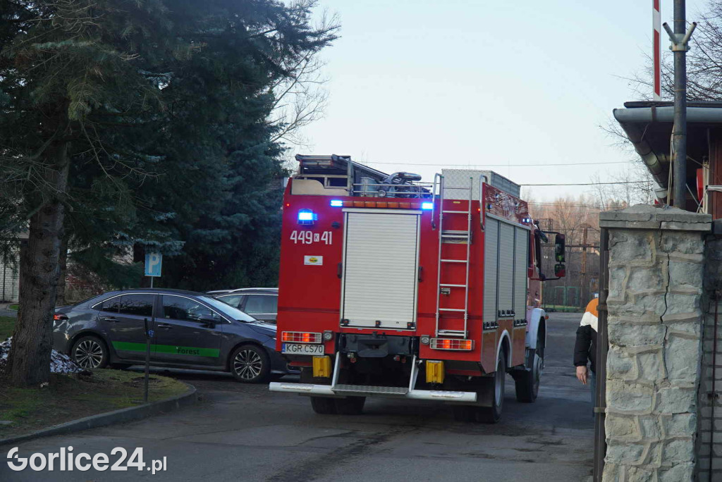 Pożar przy ul. Bieckiej w Gorlicach (19.12)