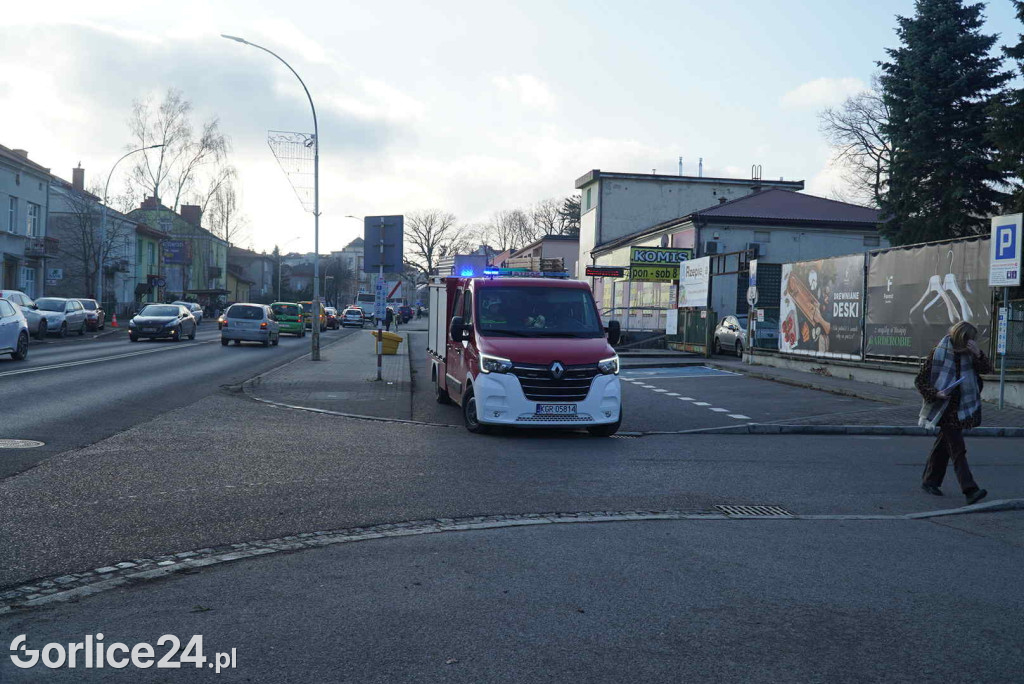 Pożar przy ul. Bieckiej w Gorlicach (19.12)