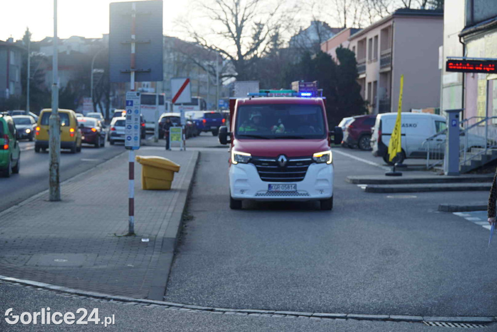 Pożar przy ul. Bieckiej w Gorlicach (19.12)