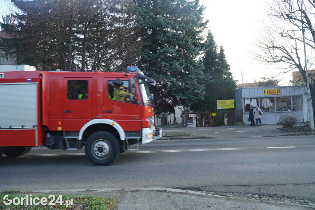 Pożar przy ul. Bieckiej w Gorlicach (19.12)