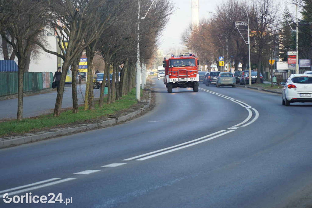 Pożar przy ul. Bieckiej w Gorlicach (19.12)