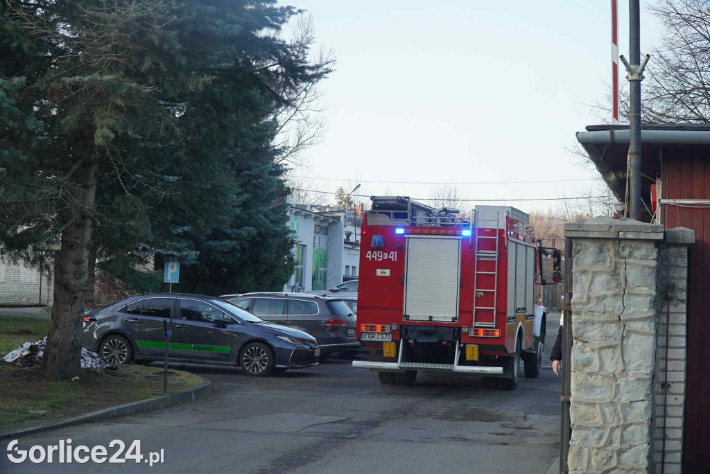 Pożar przy ul. Bieckiej w Gorlicach (19.12)