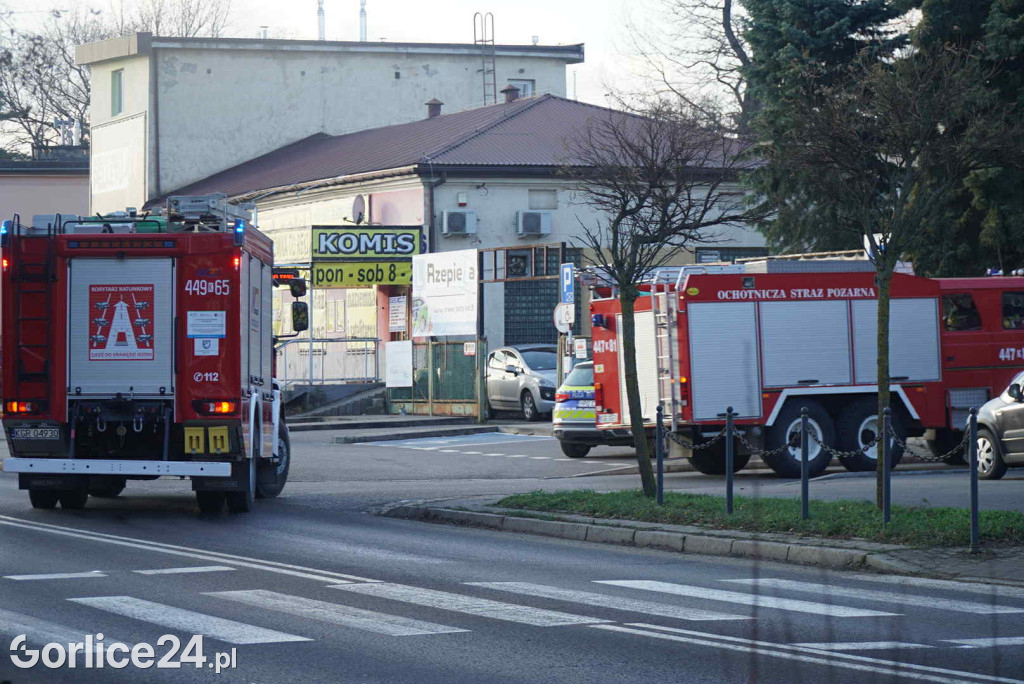 Pożar przy ul. Bieckiej w Gorlicach (19.12)