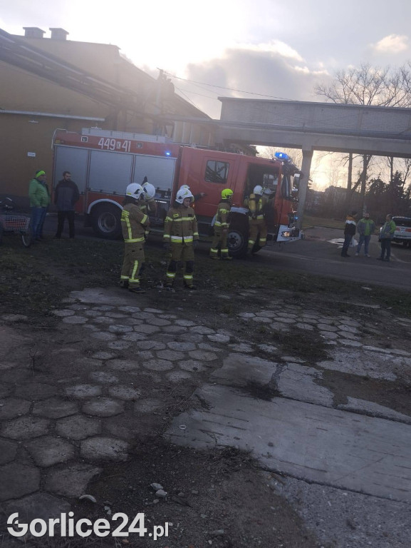 Pożar przy ul. Bieckiej w Gorlicach (19.12)