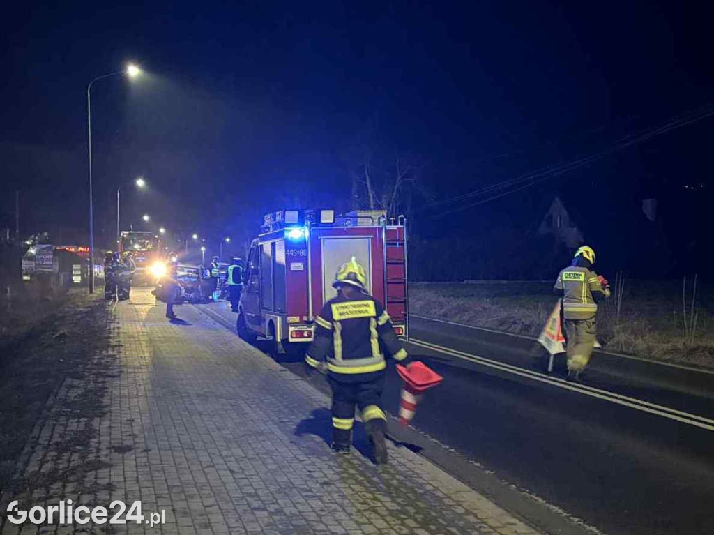 Wypadek  Moszczenicy na DW977