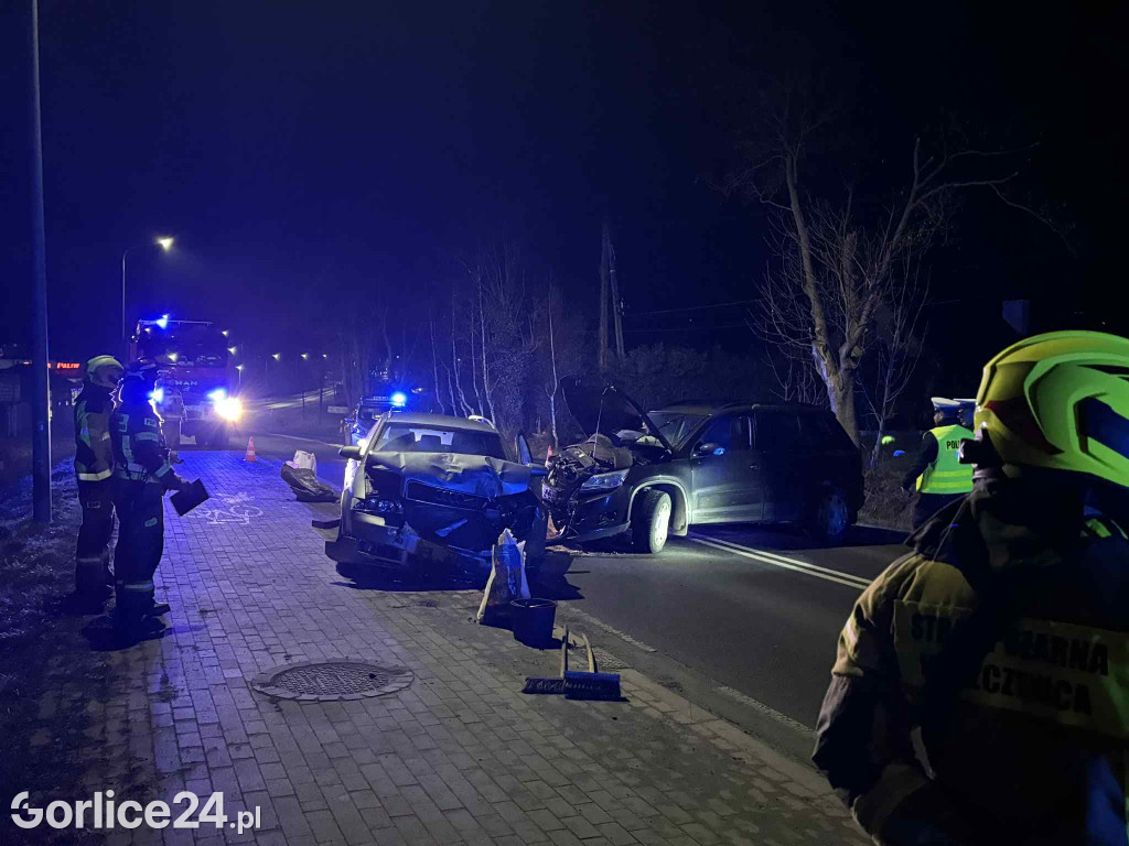 Wypadek  Moszczenicy na DW977
