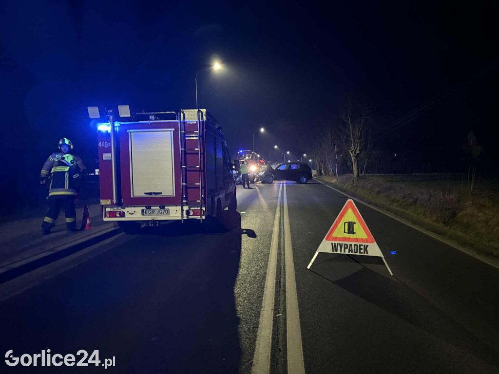 Wypadek  Moszczenicy na DW977