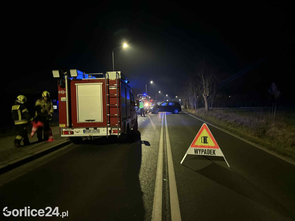 Wypadek  Moszczenicy na DW977
