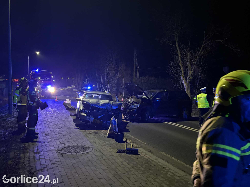 Wypadek  Moszczenicy na DW977