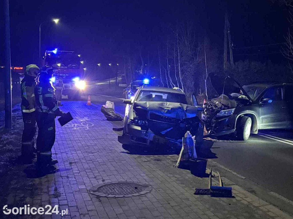 Wypadek  Moszczenicy na DW977