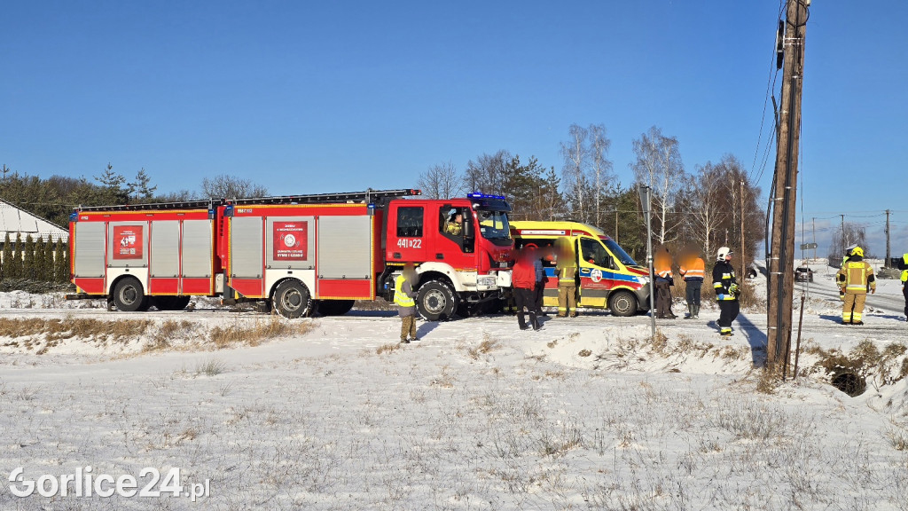 Zderzenie samochodów na ul. Zbożowej