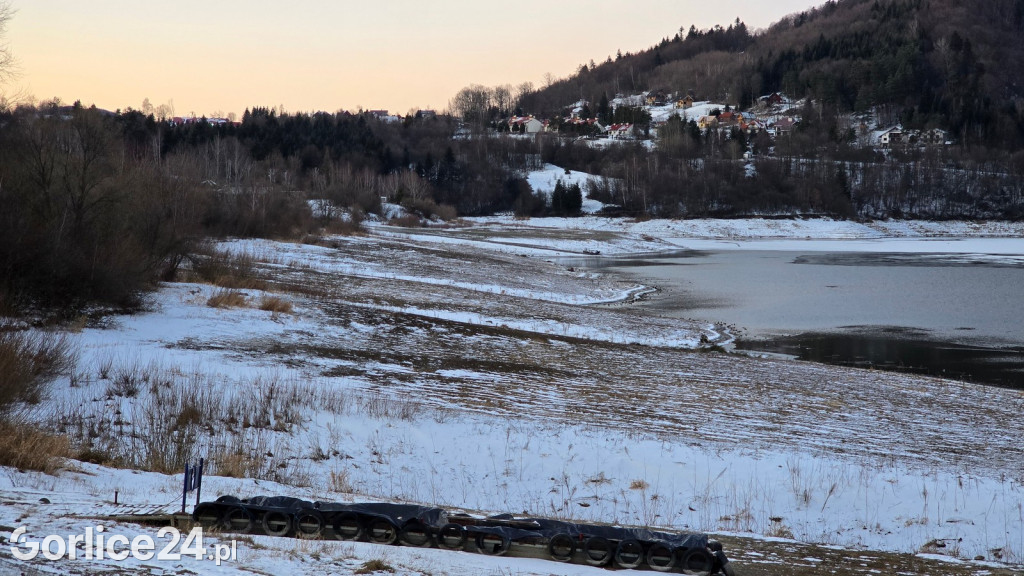 Zbiornik wodny w Klimkówce 03.01.2026