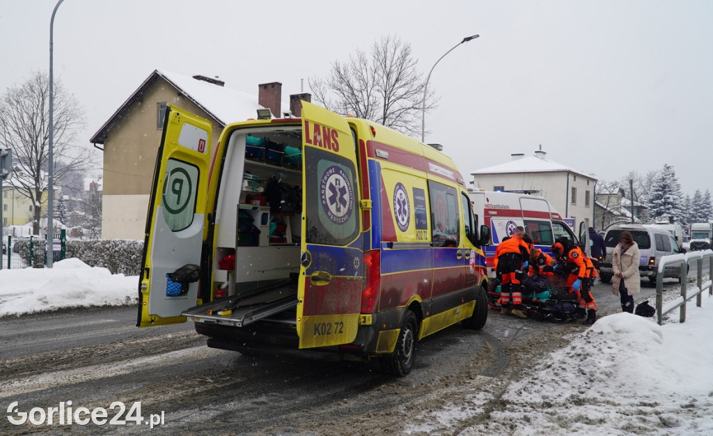 Potrącenie pieszego na Kościuszki