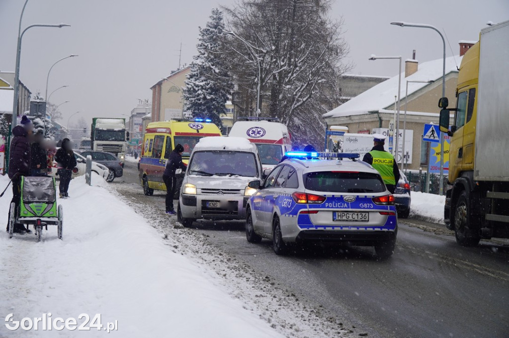 Potrącenie pieszego na Kościuszki