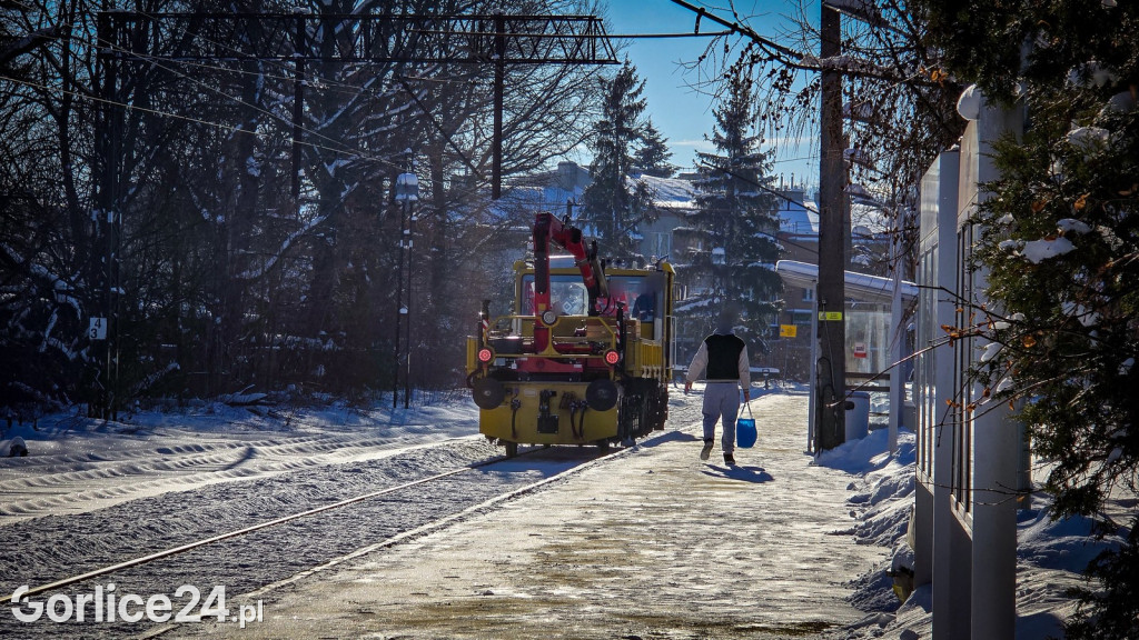 Drezyna WM-15 na stacji Gorlice