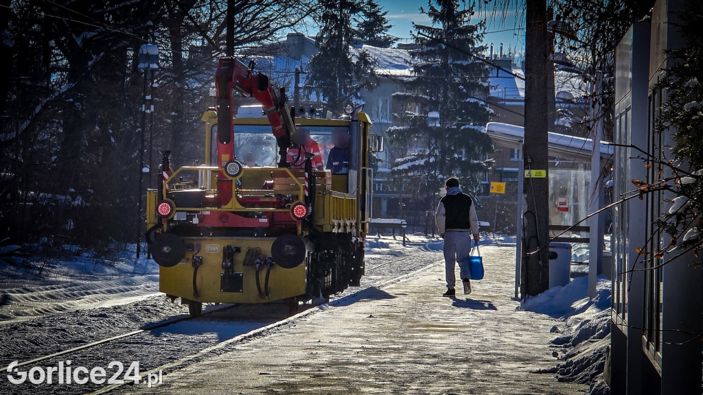 Drezyna WM-15 na stacji Gorlice