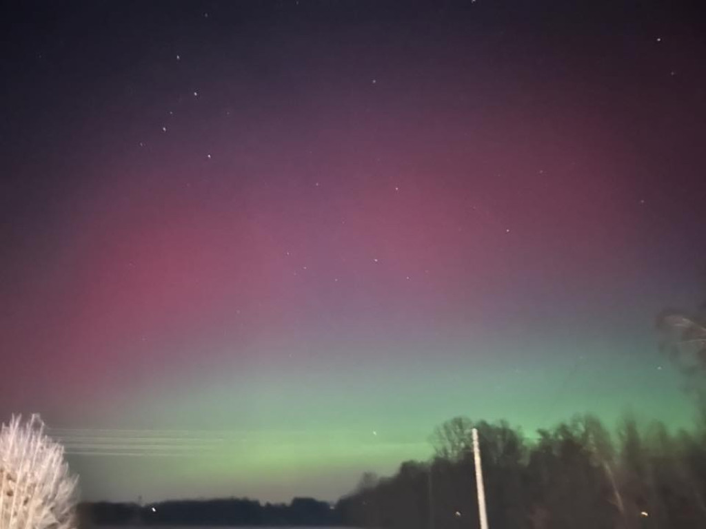 Zorza polarna nad Gorlicami w obiektywie Czytelników (19.01.)