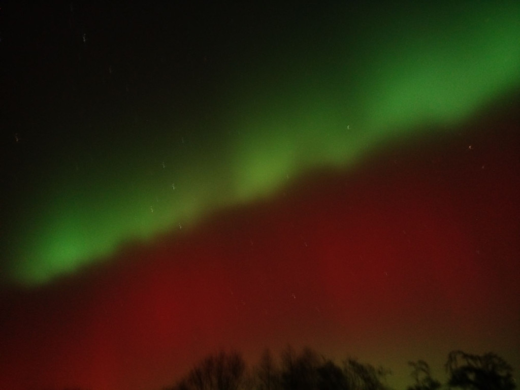 Zorza polarna nad Gorlicami w obiektywie Czytelników (19.01.)