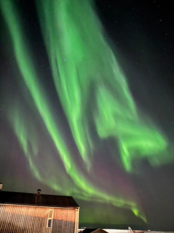 Zorza polarna nad Gorlicami w obiektywie Czytelników (19.01.)