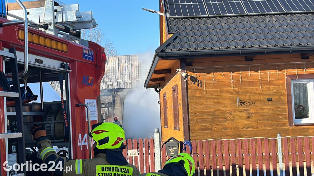 Pożar w Śnietnicy (20.01)